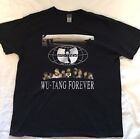 Vintage WU-TANG FOREVER band T-shirt black Size XL Gildan