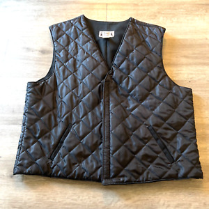 Classic Old West Styles Vest Mens XXL Black Quilted Puffer Western Outdoor