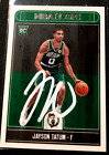 Jayson Tatum Autographed 2017-18 NBA Hoops RC #253 w/Stamped COA Boston Celtics