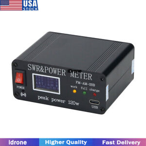 1.8MHz-50MHz SWR Power Watt Meter SWR &Power Meter FM AM CW HF Transceiver #USA