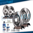 Front Rear Rotors + Ceramic Brake Pads for Crown Victoria Town Car Grand Marquis