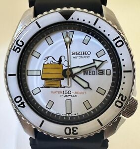 Vintage Seiko Diver's 6309-7290 Mod Snoopy Automatic Men's Watch