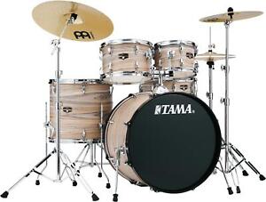 Tama Imperialstar IE52C 5-piece Complete Drum Set with Snare Drum and Meinl
