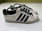 Adidas Mens Gazelle L38288 White Black Casual Shoes Sneakers Size 9.5
