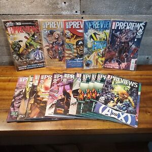 MARVEL FREE PREVIEWS Magazine lot of 16 issues Good