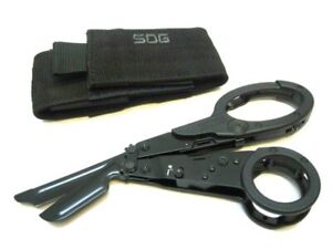 SOG 23-125-01-43 2020N Parashears Peg Box Medical & Rescue Scissors, Black