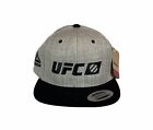 UFC Reebok Snapback Hat Cap NWT Black/Gray