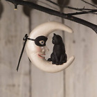 New Bethany Lowe Hallow’s Eve Black Cat on Moon Halloween Ornament