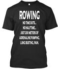 Funny Crew Rowing Sports T-Shirt Made in the USA Size S to 5XL