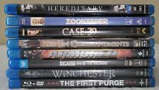 New ListingLot Of 8 Blu-ray DVD Digital Format Movies. Case 39 Winchester Hereditary +