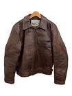 Aero leather 40 Size Horse Hide Leather Jacket Brown