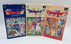 Dragon Quest Super Famicom 3 Games Lot 1 2 5 6 with Manuals Nintendo SFC Japan