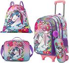 School Kids Rolling Backpack For Girls And Boys With Wheels Trolley Wheeled Bags