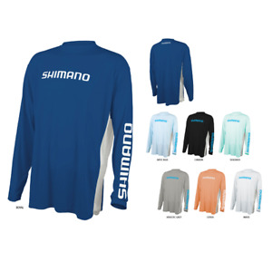 40% Off Shimano Long Sleeve Performance Tech Sun Shirt Tee- Pick Color/Size