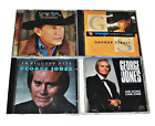 Country Music 4 CD Lot George Jones & George Strait Classic Guitar Songwriters