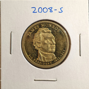 2008-S James Monroe - Presidential Dollar - Proof