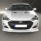 For 2013-2016 Hyundai Genesis Coupe Painted White KS-Style Front Bumper Body Lip