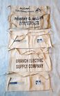 CARPENTERS APRONS NAIL POUCH LOT ROBERT G MILLER, REXEL BRANCH ELECTRICAL SUPLY
