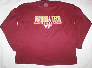 Old Varsity Brand Virginia Tech. Hokies Burgundy Sweater Men's Size XL