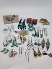 Vintage Sterling Silver 925 Torquise Native American Jewelry Lot