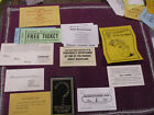 RARE Vintage Collection of Old Magicians Business Cards/Nevelty Memorabilia