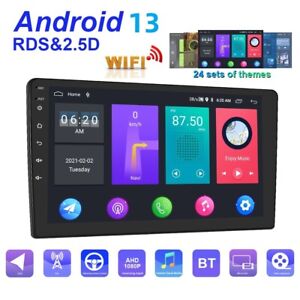 2 Din 10.1“ Android 13 Car Radio Stereo GPS Navi Touch Screen BT USB MP5 FM/RDS