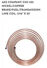 AGS CNC525 Nickel/Copper Brake Fuel Trans Line Tube Tubing Coil 5/16