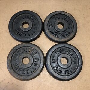 New Listing4-3 LB WEIDER BARBELL Weight Plates STANDARD SIZE
