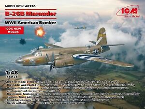 New ICM 48320 WWII American Bomber B-26B Marauder 1/48