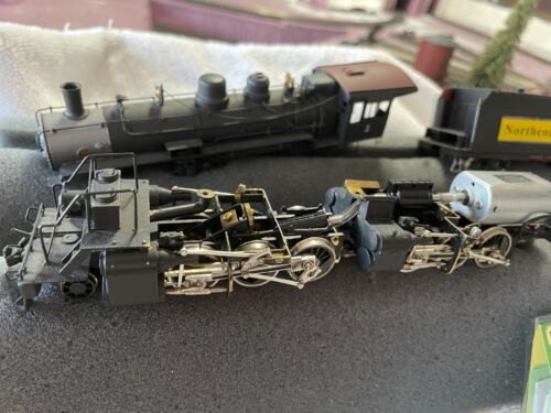 HO SCALE - BRASS UNITED 2-6-6-2 STEAM LOCO & TENDER - PROJECT-IT DOES NOT RUN!