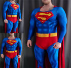 Superman Costume Cosplay Jumpsuit Justice League Halloween Costume Adult/Kids