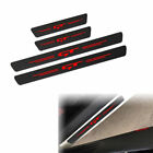 4x Red GT Car Door Anti-trampling Cover Sill Pedal Decal Stickers (For: More than one vehicle)