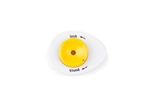 Fox Run Hard Boiled Egg Piercer, with Safety Lock Feature, White