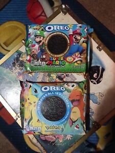 OREO x Pokémon And Mario Limited Edition Chocolate Sandwich Cookies (15.25 Oz)