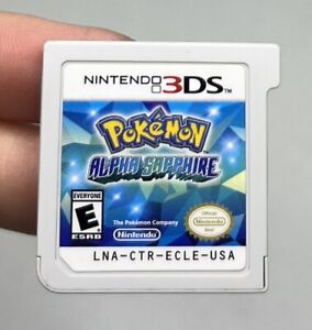 Nintendo 3DS Pokemon Alpha Sapphire Video Game Only *Authentic/Cleaned/Tested*