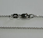 14kt 14K White Gold 1.1mm Adjustable Diamond Cut Cable Chain 16