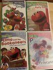Sesame Street 4 DVD Lot Kids Country Songs Elmo’s Potty Time Bookaneers Princess