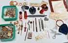 Watchmaker / Jeweler work bench misc tool stuff lot parts