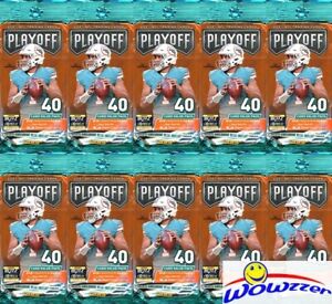 (10) 2021 Panini PLAYOFF Football EXCLUSIVE HUGE JUMBO FAT CELLO Pack-400 Cards!