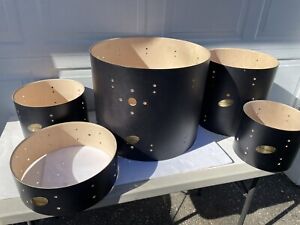 LUDWIG ACCENT Custom CS - Satin Black- Drum Shells- 5 Pieces