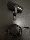 Shure MV7X XLR Podcast Dynamic Microphone + Cable Matters 6ft XLR Cable