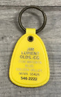New ListingVintage Jim Lupient OLDS. CO. Automobile Dealership Yellow Key Ring Fob