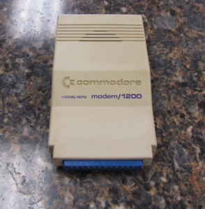 Vintage Commodore Model 1670 Modem /1200