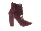 Joe's Womens Burgundy Ankle Boots Size 8 (1639957)