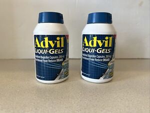 2 Pk: Advil Pain Reliever/Fever Reducer Liqui-Gel  200ct. ea. Exp. 12/24