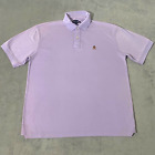 Vintage Tommy Hilfiger Polo Shirt Adult Mens Size XL Short Sleeve Mauve Logo VTG
