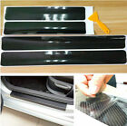 Carbon Fiber Car Door Sill Scuff Stickers Plate Edge Guard Pedal Strip Parts US (For: Nissan LEAF)