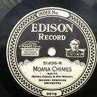 Edison Diamond Disc 51436 Waikiki Hawaiian Orchestra Moana Chimes Sleeved EXC!!