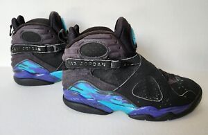 Air Jordan 8 Retro Aqua Mens Size 9 Nike Basketball 2007 305381-041