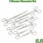 Ultimate Hemostat Set,8 Piece Ideal for hobby tools, electronics,fishing DS-1274